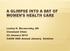 A GLIMPSE INTO A DAY OF WOMEN S HEALTH CARE. Lesley K. Bicanovsky, DO Cleveland Clinic 24 January 2015 CAOM 50th Annual January Seminar