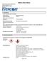 Safety Data Sheet. Fiberglass reinforced bodyfiller