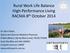 Rural Work Life Balance High-Performance Living RACMA 8 th October 2014