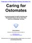 Caring for Ostomates