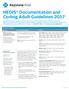HEDIS Documentation and Coding Adult Guidelines 2017