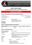 SAFETY DATA SHEET ISSUED SEPTEMBER 2014 (VALID 5 YEARS FROM DATE OF ISSUE) Solder Bars Sn63Pb37