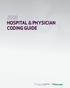 2018 HOSPITAL & PHYSICIAN CODING GUIDE