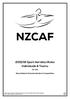 2015/16 Sport Aerobics Rules (Individuals & Teams), for the New Zealand Schools Aerobics Competition New Zealand Competitive Aerobic Federation Page