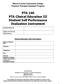 PTA 240 PTA Clinical Education III Student Self Performance Evaluation Instrument