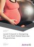 Level 3 Award in Designing Pre and Post-Natal Exercise Programmes