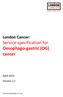Service specification for Oesophago-gastric (OG) cancer