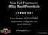 Stem Cell Treatments: Office Based Procedures AAPMR 2015