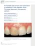 Immediate placement and restoration of implants in the esthetic zone: Trimodal Approach therapeutic options