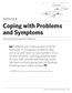 Coping with Problems and Symptoms