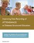 ATTENDANCE. Improving Data Recording of. at Diabetes Structured Education