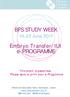 BFS STUDY WEEK. Embryo Transfer/IUI