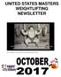 UNITED STATES MASTERS WEIGHTLIFTING NEWSLETTER