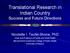 Translational Research in Indian Country Success and Future Directions