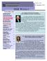 DSB WEEKLY. Issue Christine White, Editor. Dr. Kathryn Kell Elected President of the Federation Dentaire International