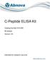 C-Peptide ELISA Kit. Catalog Number KA assays Version: 04. Intended for research use only.