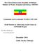 The Federal Democratice Republic of Ethiopia Ministry of Water, Irrigation and Energy (MoWIE) Community-Led Accelerated WASH (COWASH)