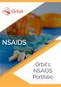 NSAIDS. Orbit s NSAIDS Portfolio
