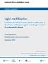 Lipid modification. National Clinical Guideline Centre