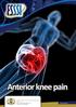 Anterior knee pain.