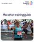 Inspiring progress, together. Marathon training guide