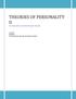 THEORIES OF PERSONALITY II Psychodynamic and Neo-Freudian Theories 1/1/2014 SESSION 5 PSYCHODYNAMIC AND NEO-FREURDIAN THEORIES