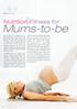 Mums-to-be. Nutrition Fitness for NEWS YOU CAN USE
