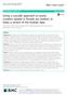 Using a cascade approach to assess condom uptake in female sex workers in India: a review of the Avahan data