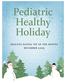 Pediatric Healthy Holiday DECEMBER