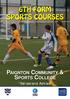 6TH FORM SPORTS COURSES
