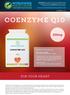 COENZYME Q10 FOR YOU R H EART
