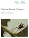 Vector-Borne Diseases Summary Report