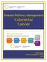 Disease Pathway Management. Colorectal Cancer