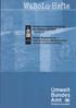 German Environmental Survey for Children 2003/06 - GerES IV - Human Biomonitoring
