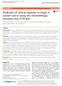 Prediction of clinical response to drugs in ovarian cancer using the chemotherapy resistance test (CTR-test)