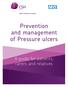 Prevention and management of Pressure ulcers