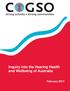 Inquiry into the Hearing Health and Wellbeing of Australia