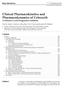Clinical Pharmacokinetics and Pharmacodynamics of Celecoxib A Selective Cyclo-Oxygenase-2 Inhibitor