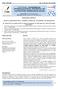 ISSN: Int. J. Adv. Res. 5(6), RESEARCH ARTICLE...