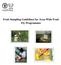Fruit Sampling Guidelines for Area-Wide Fruit Fly Programmes