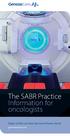 The SABR Practice Information for oncologists. State-of-the-art care has never been closer. genesiscare.co.uk