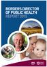 BORDERS DIRECTOR OF PUBLIC HEALTH REPORT 2015