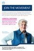 JOIN THE MOVEMENT CERVICAL DYSTONIA. Read this brochure and talk to your doctor to find out what s right for you. Jan, cervical dystonia patient