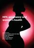 HIV, pregnancy and women s health