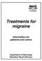 Treatments for migraine