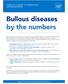 Bullous diseases by the numbers