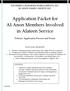 Application Packet for Al-Anon Members Involved in Alateen Service