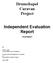 Drumchapel Caravan Project. Independent Evaluation Report