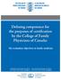 Defining competence for the purposes of certification by the College of Family Physicians of Canada: