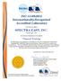 ISO 15189:2012 Internationally-Recognized Accredited Laboratory. SPECTRA EAST, INC. Rockleigh, NJ